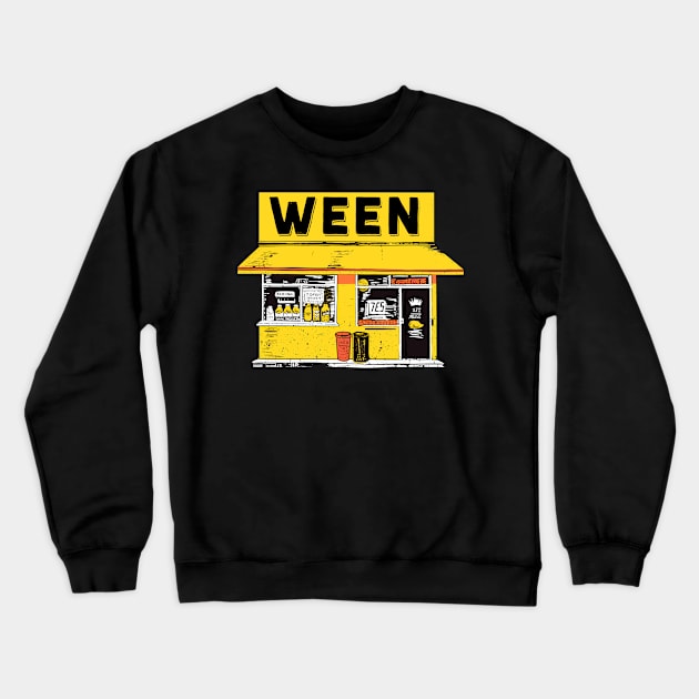 Ween - Original Fan Artwork Crewneck Sweatshirt by unknown_pleasures